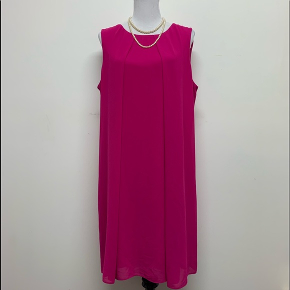 Charlie B Pink Chiffon Dress Size XL - Picture 2 of 13